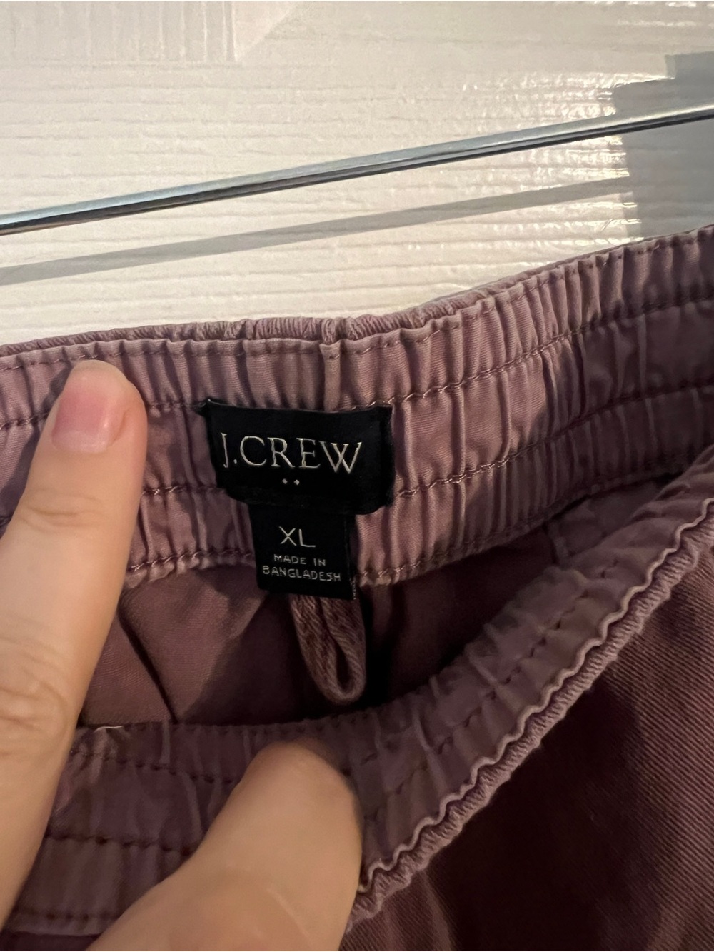J.Crew Garment Dyed Casual Drawstring Shorts Men’s XL Mauve Beach Coastal - Picture 5 of 9